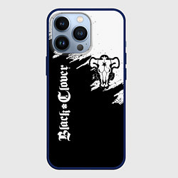 Чехол для iPhone 13 Pro ЧЁРНЫЙ КЛЕВЕР, цвет: 3D-тёмно-синий