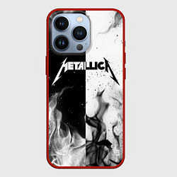 Чехол для iPhone 13 Pro METALLICA, цвет: 3D-красный