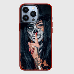 Чехол iPhone 13 Pro Девушка halloween