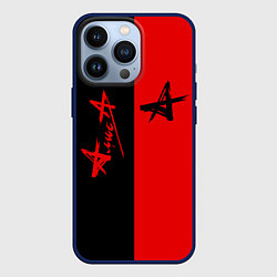 Чехол для iPhone 13 Pro АлисА, цвет: 3D-тёмно-синий