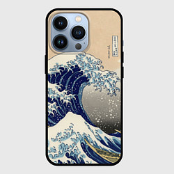 Чехол для iPhone 13 Pro Kanagawa Wave Art, цвет: 3D-черный