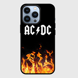 Чехол для iPhone 13 Pro AC DC, цвет: 3D-черный