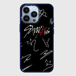 Чехол для iPhone 13 Pro STRAY KIDS, цвет: 3D-тёмно-синий