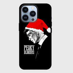 Чехол для iPhone 13 Pro Новогодний Острые Козырьки, цвет: 3D-черный