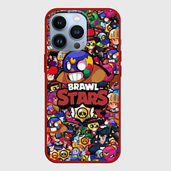 Чехол для iPhone 13 Pro BRAWL STARS EL PRIMO, цвет: 3D-красный