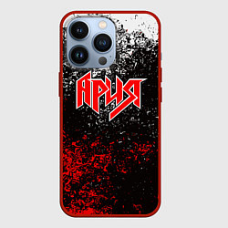 Чехол для iPhone 13 Pro АРИЯ, цвет: 3D-красный