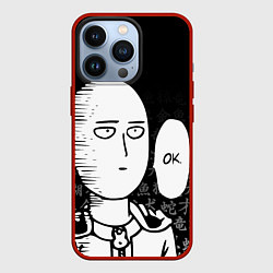 Чехол для iPhone 13 Pro ONE-PUNCH MAN, цвет: 3D-красный