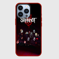 Чехол для iPhone 13 Pro Slipknot, цвет: 3D-красный