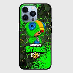 Чехол iPhone 13 Pro BRAWL STARS LEON