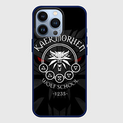 Чехол для iPhone 13 Pro ВЕДЬМАК, цвет: 3D-тёмно-синий