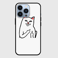 Чехол для iPhone 13 Pro Meme Cat, цвет: 3D-черный