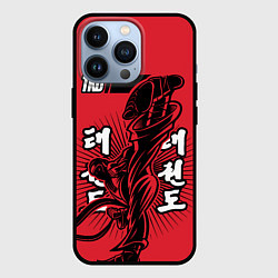 Чехол для iPhone 13 Pro TKD, цвет: 3D-черный