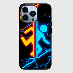 Чехол для iPhone 13 Pro PORTAL, цвет: 3D-черный
