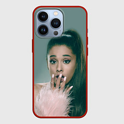 Чехол для iPhone 13 Pro Ariana Grande Ариана Гранде, цвет: 3D-красный