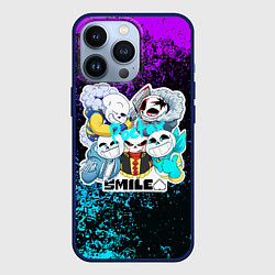 Чехол для iPhone 13 Pro UNDERTALE, цвет: 3D-тёмно-синий