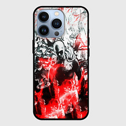 Чехол для iPhone 13 Pro One-Punch Man Collage, цвет: 3D-черный