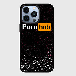 Чехол для iPhone 13 Pro PornHub, цвет: 3D-черный