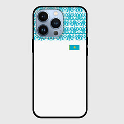 Чехол для iPhone 13 Pro Казахстан Форма, цвет: 3D-черный