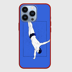 Чехол для iPhone 13 Pro Dive, цвет: 3D-красный