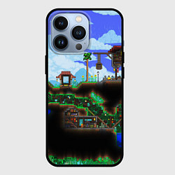 Чехол для iPhone 13 Pro TERRARIA, цвет: 3D-черный