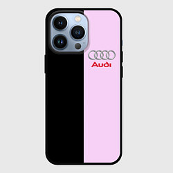 Чехол для iPhone 13 Pro AUDI, цвет: 3D-черный