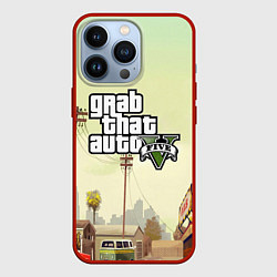 Чехол для iPhone 13 Pro GTA 5, цвет: 3D-красный