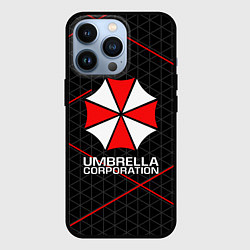 Чехол для iPhone 13 Pro UMBRELLA CORP, цвет: 3D-черный