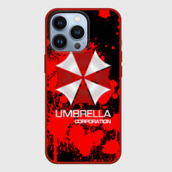 Чехол для iPhone 13 Pro UMBRELLA CORP, цвет: 3D-красный