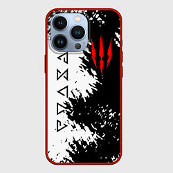 Чехол для iPhone 13 Pro THE WITCHER, цвет: 3D-красный