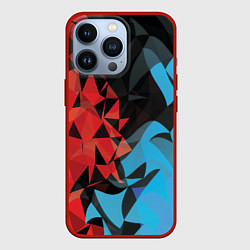 Чехол для iPhone 13 Pro Fire and water, цвет: 3D-красный
