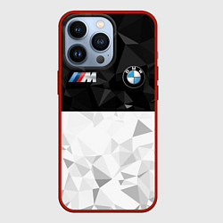 Чехол для iPhone 13 Pro BMW M SPORT, цвет: 3D-красный