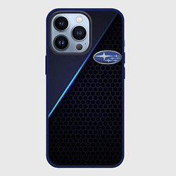 Чехол для iPhone 13 Pro SUBARU, цвет: 3D-тёмно-синий