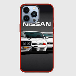 Чехол для iPhone 13 Pro NISSAN, цвет: 3D-красный