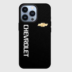 Чехол для iPhone 13 Pro Chevrolet, цвет: 3D-черный