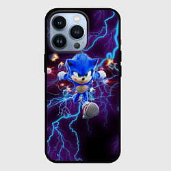 Чехол для iPhone 13 Pro SONIC, цвет: 3D-черный