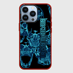 Чехол для iPhone 13 Pro Iron Maiden, цвет: 3D-красный