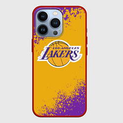 Чехол для iPhone 13 Pro LA LAKERS KOBE BRYANT, цвет: 3D-красный