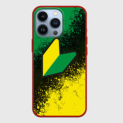 Чехол для iPhone 13 Pro JDM LOGO, цвет: 3D-красный