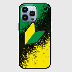 Чехол для iPhone 13 Pro JDM LOGO, цвет: 3D-черный