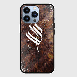 Чехол для iPhone 13 Pro Stigmata logo, цвет: 3D-черный