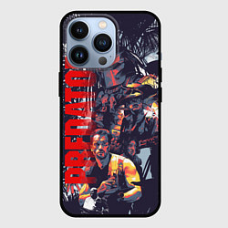 Чехол для iPhone 13 Pro Predator - jungle texture, цвет: 3D-черный