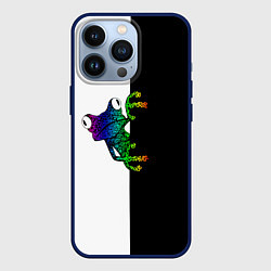 Чехол для iPhone 13 Pro Лягуха, цвет: 3D-тёмно-синий
