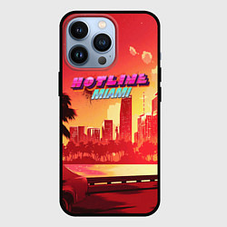 Чехол для iPhone 13 Pro HOTLINE MIAMI, цвет: 3D-черный