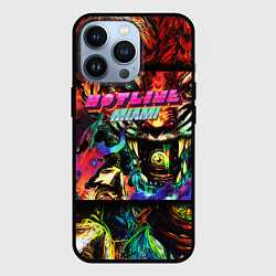 Чехол для iPhone 13 Pro HOTLINE MIAMI, цвет: 3D-черный
