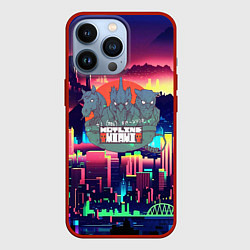 Чехол для iPhone 13 Pro HOTLINE MIAMI, цвет: 3D-красный