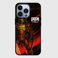 Чехол для iPhone 13 Pro DOOM ETERNAL, цвет: 3D-черный