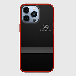 Чехол для iPhone 13 Pro LEXUS, цвет: 3D-красный
