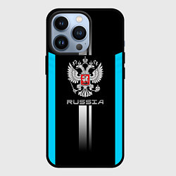 Чехол для iPhone 13 Pro Russia, цвет: 3D-черный