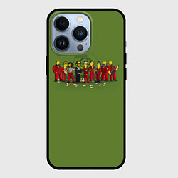 Чехол для iPhone 13 Pro БУМАЖНЫЙ ДОМ, цвет: 3D-черный