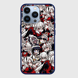 Чехол для iPhone 13 Pro Helltaker, цвет: 3D-тёмно-синий